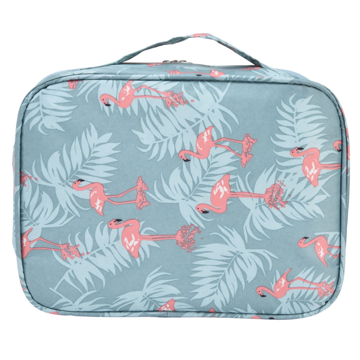 Toiletry Bag Durable Waterproof Nylon Portable Multifunctional Fashionable Design Large Capacity Travel Toiletry BagFlamingo