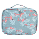 Toiletry Bag Durable Waterproof Nylon Portable Multifunctional Fashionable Design Large Capacity Travel Toiletry BagFlamingo - Top-Down View