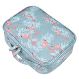 Toiletry Bag Durable Waterproof Nylon Portable Multifunctional Fashionable Design Large Capacity Travel Toiletry BagFlamingo - Close-Up Angle