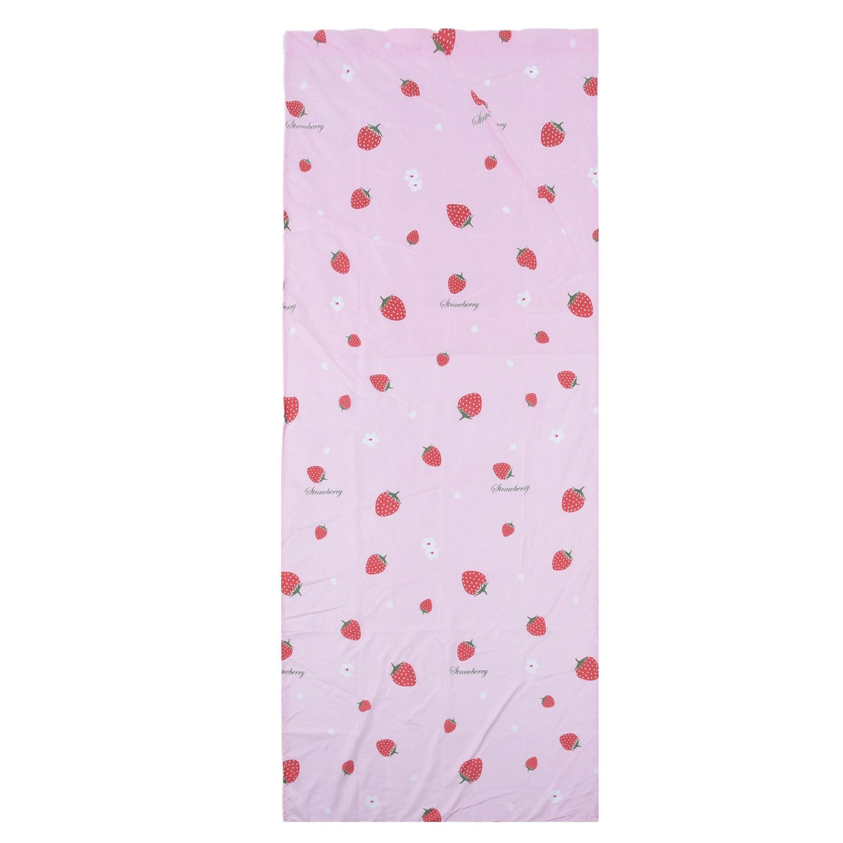 Strawberry Window Curtain Filter Light Pink Shading Curtain Cloth for Living Room Bedroom
