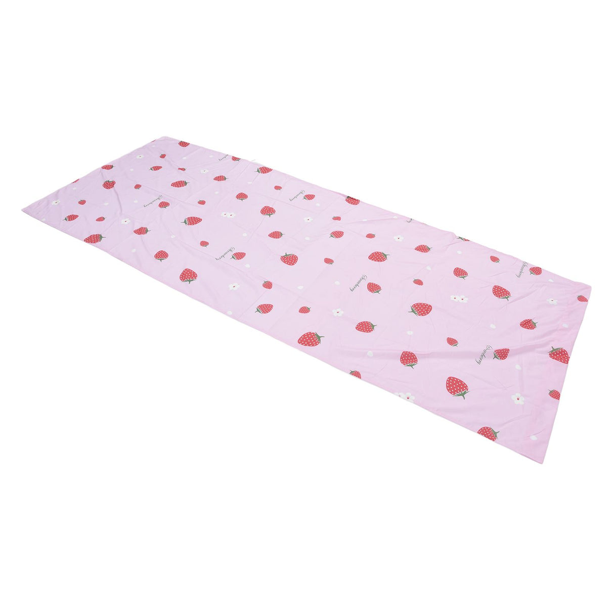 Strawberry Window Curtain Filter Light Pink Shading Curtain Cloth for Living Room Bedroom