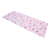 Strawberry Window Curtain Filter Light Pink Shading Curtain Cloth for Living Room Bedroom