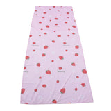 Strawberry Window Curtain Filter Light Pink Shading Curtain Cloth for Living Room Bedroom