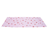 Strawberry Window Curtain Filter Light Pink Shading Curtain Cloth for Living Room Bedroom