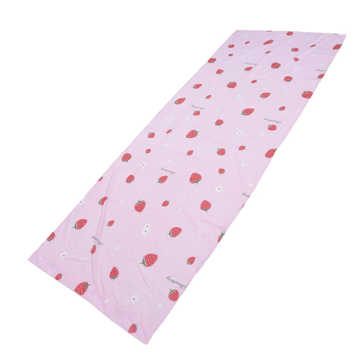 Strawberry Window Curtain Filter Light Pink Shading Curtain Cloth for Living Room Bedroom