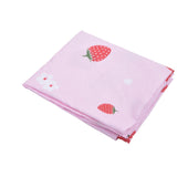 Strawberry Window Curtain Filter Light Pink Shading Curtain Cloth for Living Room Bedroom - Extra Image