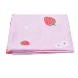 Strawberry Window Curtain Filter Light Pink Shading Curtain Cloth for Living Room Bedroom