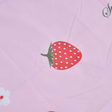 Strawberry Window Curtain Filter Light Pink Shading Curtain Cloth for Living Room Bedroom - Extra Image