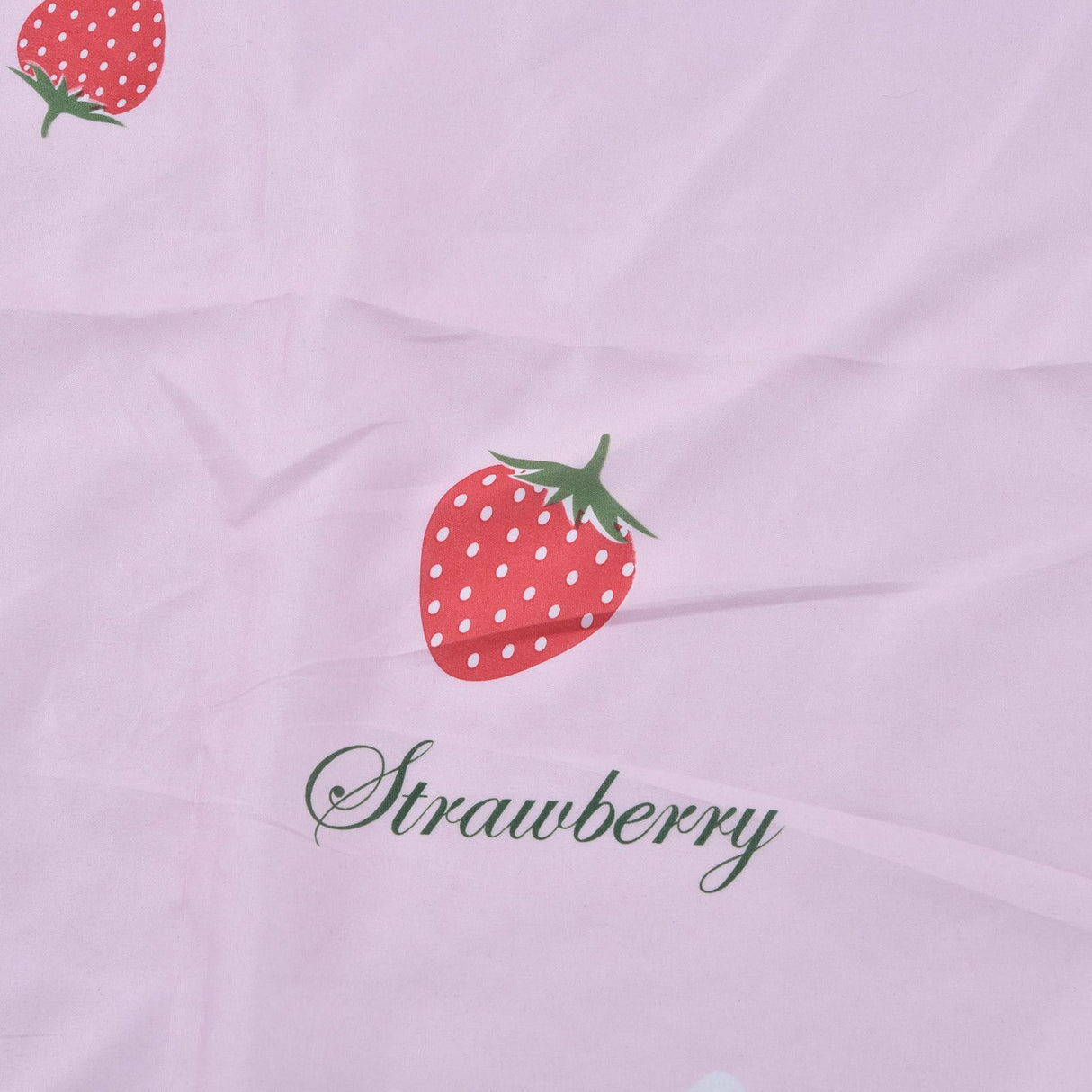 Strawberry Window Curtain Filter Light Pink Shading Curtain Cloth for Living Room Bedroom
