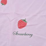 Strawberry Window Curtain Filter Light Pink Shading Curtain Cloth for Living Room Bedroom
