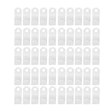 50Pcs Clothes Hanger Hook Strong Odorless Light Weight White Thickened Hanger Connection Hook
