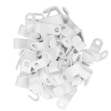 50Pcs Clothes Hanger Hook Strong Odorless Light Weight White Thickened Hanger Connection Hook - Extra Image