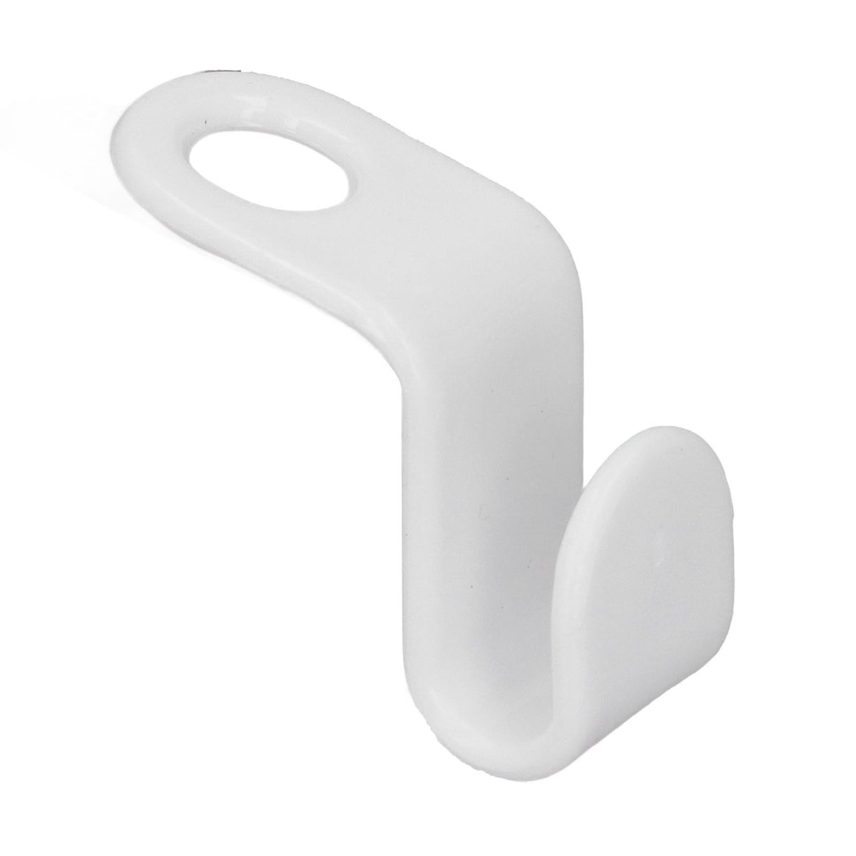 50Pcs Clothes Hanger Hook Strong Odorless Light Weight White Thickened Hanger Connection Hook