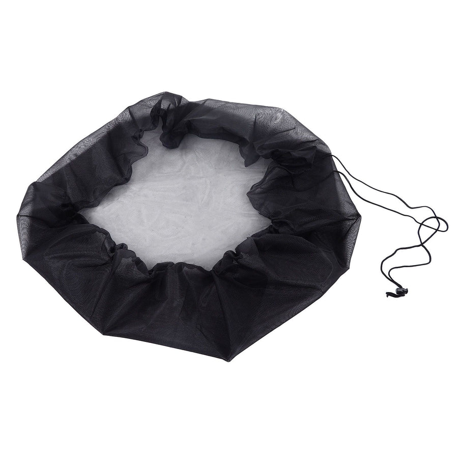 Rain Barrel Mesh Cover Outdoor Water Collection Bucket Protector Screen Netting for Garden