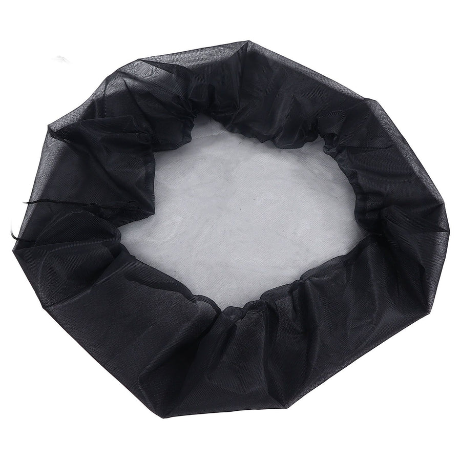 Rain Barrel Mesh Cover Outdoor Water Collection Bucket Protector Screen Netting for Garden