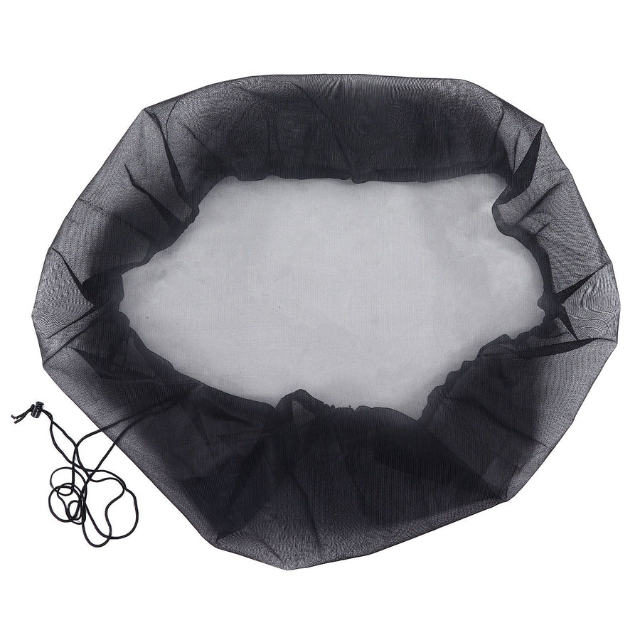 Rain Barrel Mesh Cover Outdoor Water Collection Bucket Protector Screen Netting for Garden