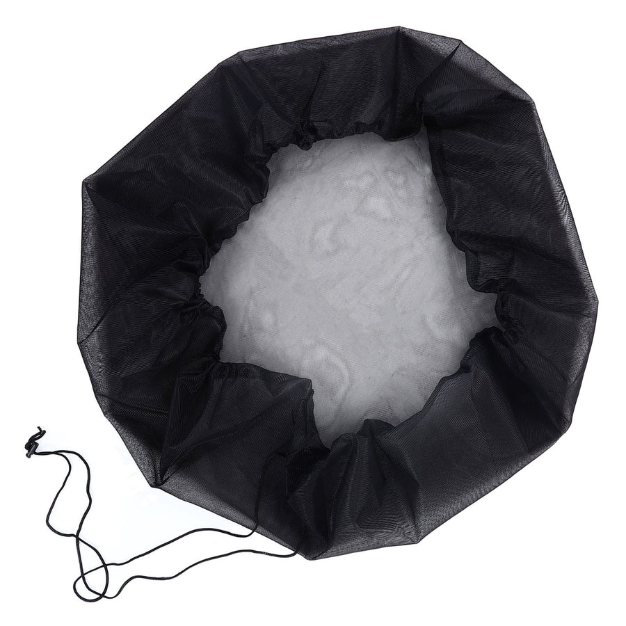 Rain Barrel Mesh Cover Outdoor Water Collection Bucket Protector Screen Netting for Garden