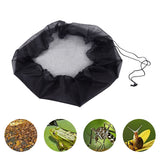 Rain Barrel Mesh Cover Outdoor Water Collection Bucket Protector Screen Netting for Garden