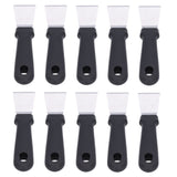 10Pcs Defrosting Shovel Efficient Cleaning Anti Slip Handle Hanging Hole Ice Scraper Deicing Tool for KitchenBlack