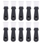 10Pcs Defrosting Shovel Efficient Cleaning Anti Slip Handle Hanging Hole Ice Scraper Deicing Tool for KitchenBlack