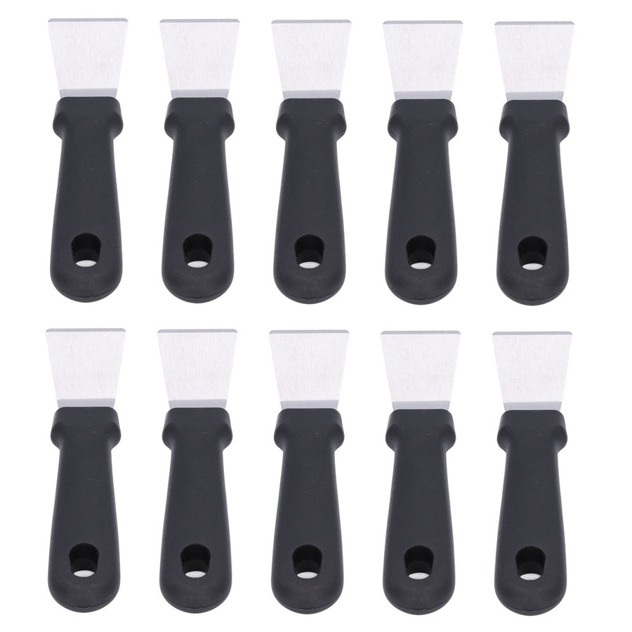 10Pcs Defrosting Shovel Efficient Cleaning Anti Slip Handle Hanging Hole Ice Scraper Deicing Tool for KitchenBlack