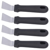 10Pcs Defrosting Shovel Efficient Cleaning Anti Slip Handle Hanging Hole Ice Scraper Deicing Tool for KitchenBlack