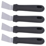10Pcs Defrosting Shovel Efficient Cleaning Anti Slip Handle Hanging Hole Ice Scraper Deicing Tool for KitchenBlack