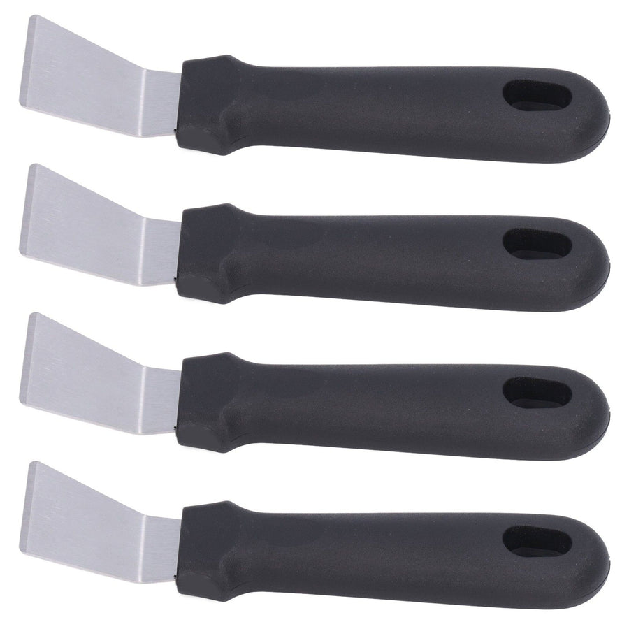 10Pcs Defrosting Shovel Efficient Cleaning Anti Slip Handle Hanging Hole Ice Scraper Deicing Tool for KitchenBlack