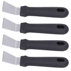 10Pcs Defrosting Shovel Efficient Cleaning Anti Slip Handle Hanging Hole Ice Scraper Deicing Tool for KitchenBlack