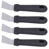 10Pcs Defrosting Shovel Efficient Cleaning Anti Slip Handle Hanging Hole Ice Scraper Deicing Tool for KitchenBlack - Side View