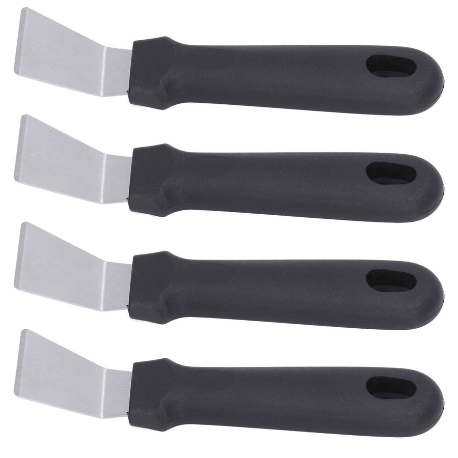 10Pcs Defrosting Shovel Efficient Cleaning Anti Slip Handle Hanging Hole Ice Scraper Deicing Tool for KitchenBlack