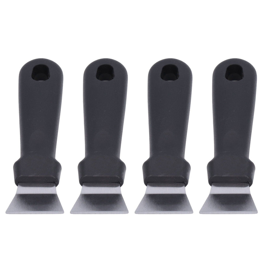 10Pcs Defrosting Shovel Efficient Cleaning Anti Slip Handle Hanging Hole Ice Scraper Deicing Tool for KitchenBlack
