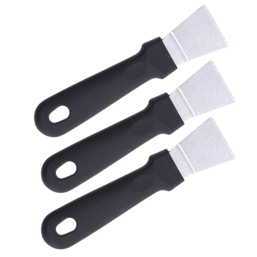 10Pcs Defrosting Shovel Efficient Cleaning Anti Slip Handle Hanging Hole Ice Scraper Deicing Tool for KitchenBlack