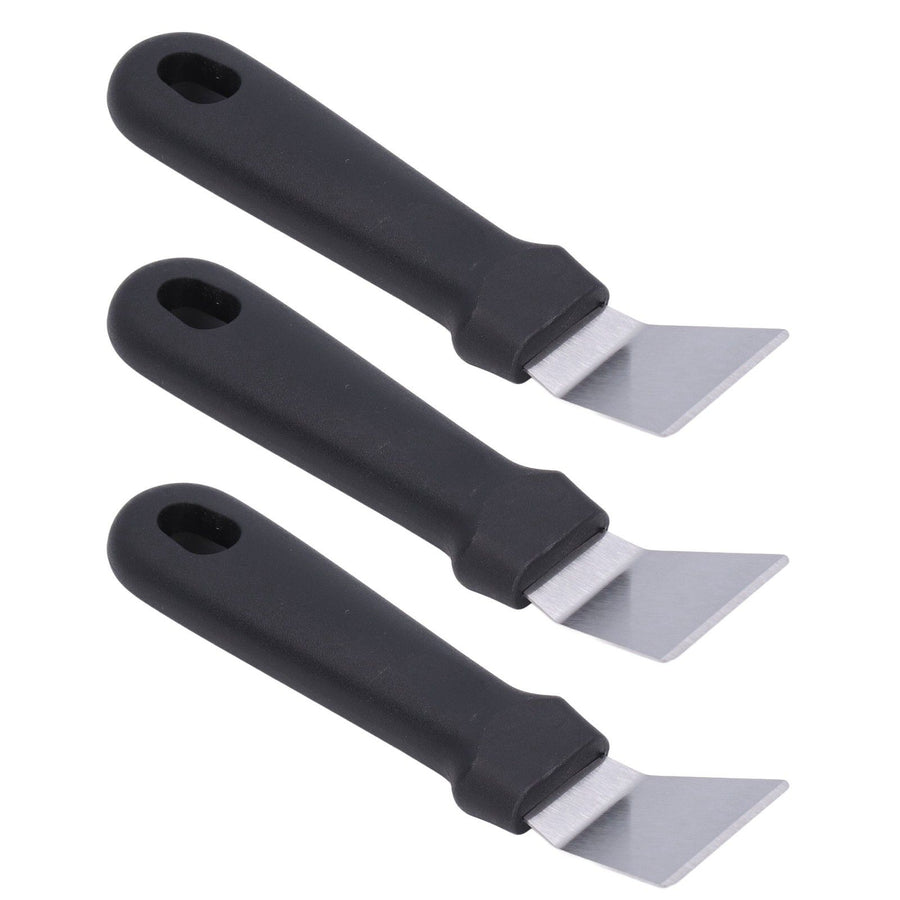 10Pcs Defrosting Shovel Efficient Cleaning Anti Slip Handle Hanging Hole Ice Scraper Deicing Tool for KitchenBlack