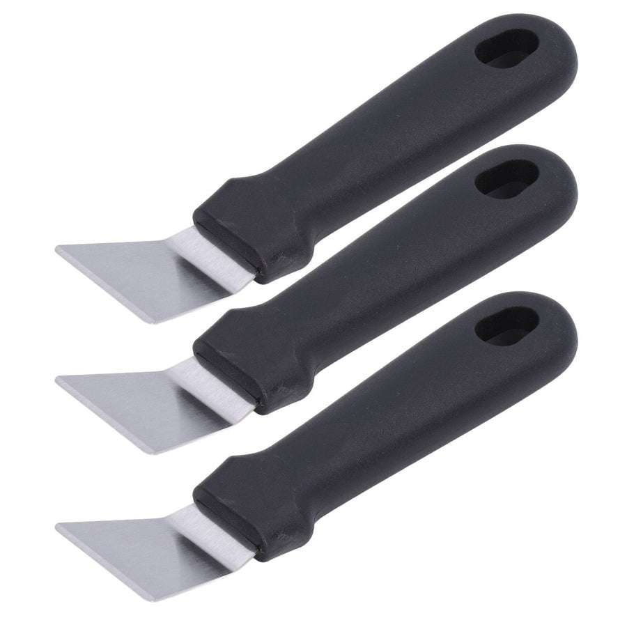 10Pcs Defrosting Shovel Efficient Cleaning Anti Slip Handle Hanging Hole Ice Scraper Deicing Tool for KitchenBlack