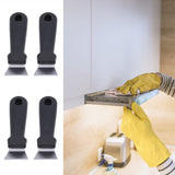 10Pcs Defrosting Shovel Efficient Cleaning Anti Slip Handle Hanging Hole Ice Scraper Deicing Tool for KitchenBlack