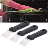 10Pcs Defrosting Shovel Efficient Cleaning Anti Slip Handle Hanging Hole Ice Scraper Deicing Tool for KitchenBlack - Extra Image