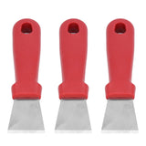 10Pcs Putty Knife Sturdy Durable Stainless Steel Ergonomic Design Nonslip Handle Wide Application Bench Scraper