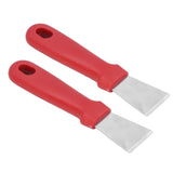 10Pcs Putty Knife Sturdy Durable Stainless Steel Ergonomic Design Nonslip Handle Wide Application Bench Scraper - Extra Image