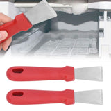 10Pcs Putty Knife Sturdy Durable Stainless Steel Ergonomic Design Nonslip Handle Wide Application Bench Scraper