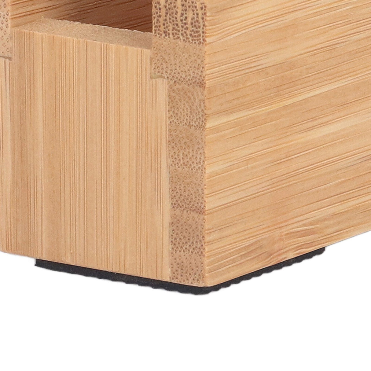 Desktop Tape Dispenser Bamboo Wood Tape Cutter Holder Adhesive Roll Base Stationery Tool