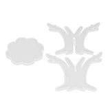 3Pcs DIY Flower Pot Shelf Mold Easy Demoulding Soft Good Toughness Irregular Branches Flower Pot Shelf Mold for DIYBranch 60‑730 - Side View