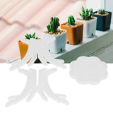 3Pcs DIY Flower Pot Shelf Mold Easy Demoulding Soft Good Toughness Irregular Branches Flower Pot Shelf Mold for DIYBranch 60‑730 - Extra Image