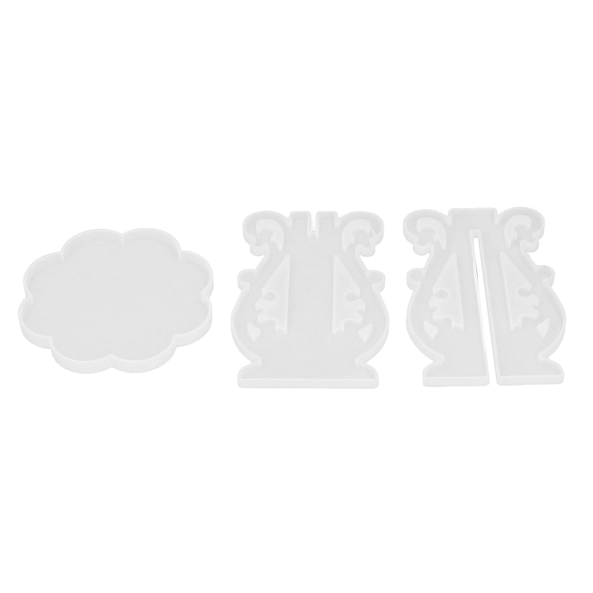 3Pcs DIY Flower Pot Shelf Mold Easy Demoulding Soft Good Toughness Irregular Branches Flower Pot Shelf Mold for DIYEuropean 60-732