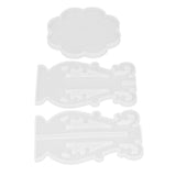 3Pcs DIY Flower Pot Shelf Mold Easy Demoulding Soft Good Toughness Irregular Branches Flower Pot Shelf Mold for DIYEuropean 60-732 - Top-Down View