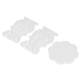 3Pcs DIY Flower Pot Shelf Mold Easy Demoulding Soft Good Toughness Irregular Branches Flower Pot Shelf Mold for DIYEuropean 60-732