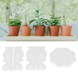 3Pcs DIY Flower Pot Shelf Mold Easy Demoulding Soft Good Toughness Irregular Branches Flower Pot Shelf Mold for DIYEuropean 60-732