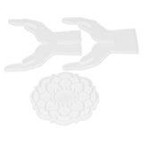 3Pcs DIY Flower Pot Shelf Mold Easy Demoulding Soft Good Toughness Irregular Branches Flower Pot Shelf Mold for DIYHands Hollow 60-743