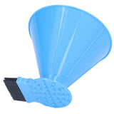 Ice Scraper Plastic Cone Multi Functional Funnel Snow Remover with Brush for Car Windshield