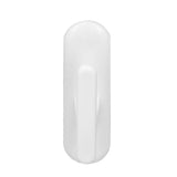 8Pcs Wall Self Adhesive Curtain Hooks White Reusable Plastic Curtain Buckles with Wall Hook for Apartment Home Office - Extra Image